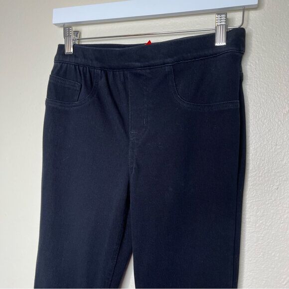 Spanx Jean-ish Ankle Leggings Black Jegging Pull On Skinny Women Small 20018R - Picture 4 of 16